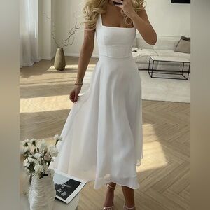 160 Semi-Sheer Cami Long Dress